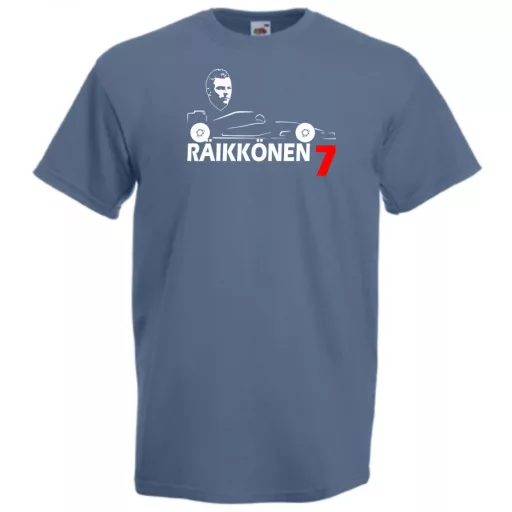 Autóverseny rajongó - Raikkonen férfi rövid ujjú póló