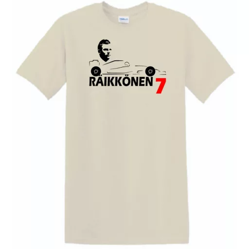 Autóverseny rajongó - Raikkonen férfi rövid ujjú póló