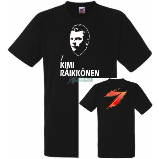 Autóverseny rajongó - Raikkonen 2 oldalas gyerek rövid ujjú póló