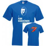 Autóverseny rajongó - Raikkonen 2 oldalas gyerek rövid ujjú póló