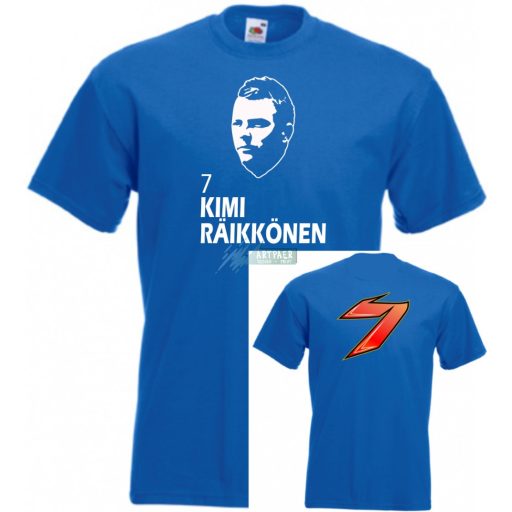 Autóverseny rajongó - Raikkonen 2 oldalas gyerek rövid ujjú póló