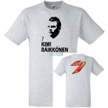 Autóverseny rajongó - Raikkonen 2 oldalas gyerek rövid ujjú póló