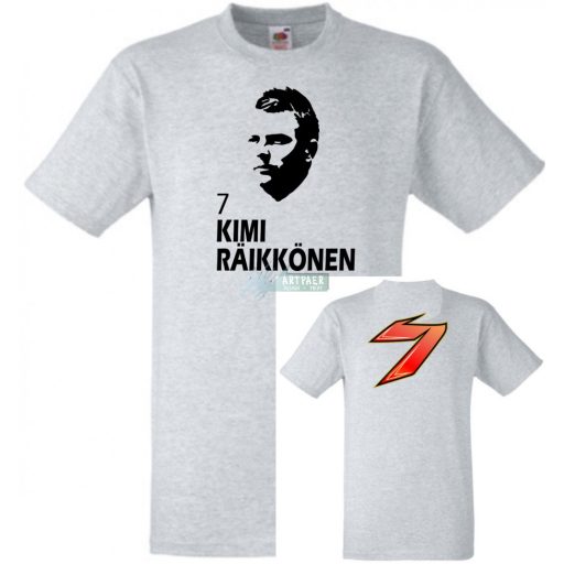 Autóverseny rajongó - Raikkonen 2 oldalas gyerek rövid ujjú póló