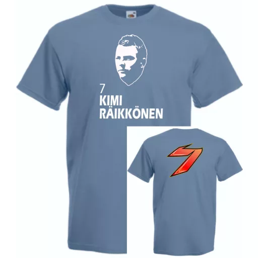 Autóverseny rajongó - Raikkonen 2 oldalas férfi rövid ujjú póló