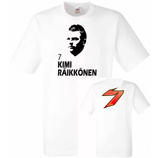 Autóverseny rajongó - Raikkonen 2 oldalas férfi rövid ujjú póló
