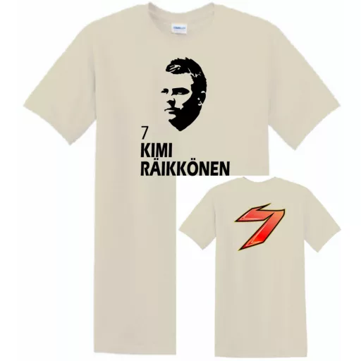 Autóverseny rajongó - Raikkonen 2 oldalas férfi rövid ujjú póló