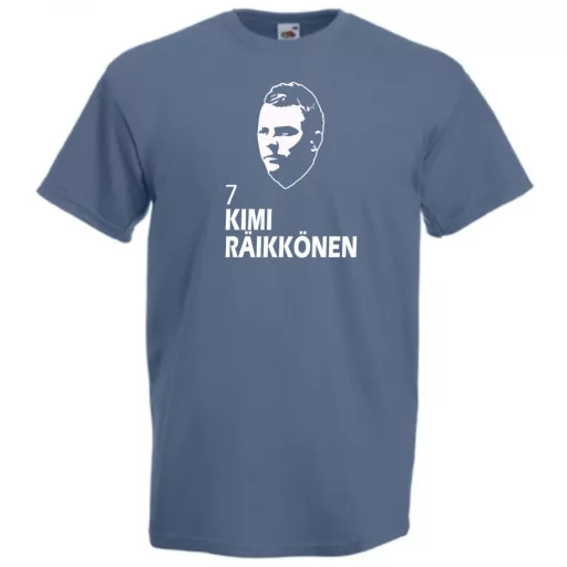 Autóverseny rajongó - Raikkonen férfi rövid ujjú póló