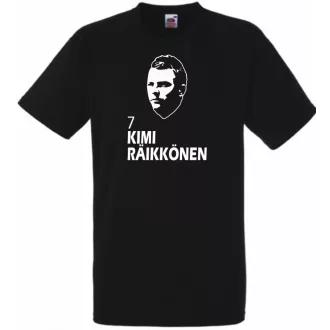 Autóverseny rajongó - Raikkonen férfi rövid ujjú póló