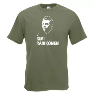 Autóverseny rajongó - Raikkonen férfi rövid ujjú póló