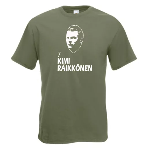 Autóverseny rajongó - Raikkonen férfi rövid ujjú póló