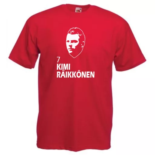 Autóverseny rajongó - Raikkonen férfi rövid ujjú póló