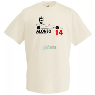 Autóverseny rajongó - Alonso gyerek rövid ujjú póló