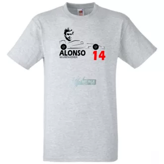 Autóverseny rajongó - Alonso gyerek rövid ujjú póló