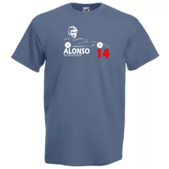 Autóverseny rajongó - Alonso férfi rövid ujjú póló