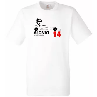 Autóverseny rajongó - Alonso férfi rövid ujjú póló