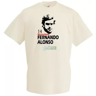Autóverseny rajongó - Alonso gyerek rövid ujjú póló
