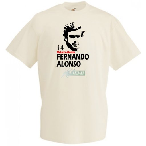 Autóverseny rajongó - Alonso gyerek rövid ujjú póló