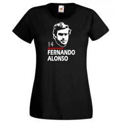 Autóverseny rajongó - Alonso női rövid ujjú póló