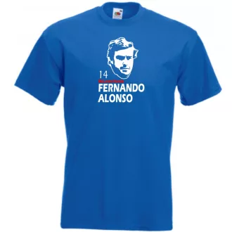Autóverseny rajongó - Alonso férfi rövid ujjú póló