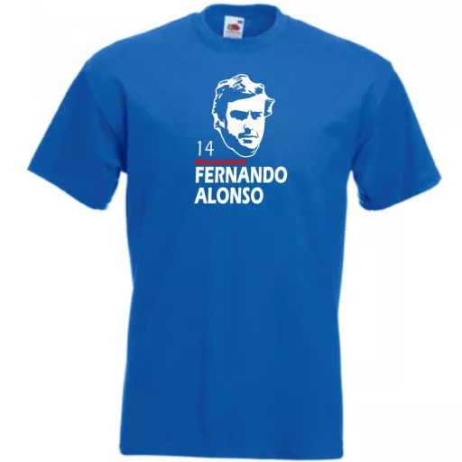 Autóverseny rajongó - Alonso férfi rövid ujjú póló