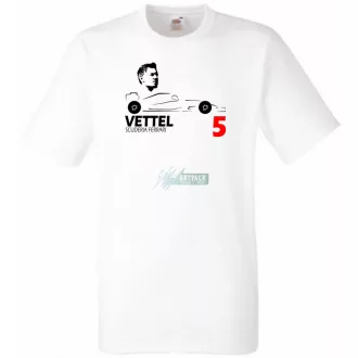Autóverseny rajongó - Vettel gyerek rövid ujjú póló
