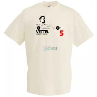 Autóverseny rajongó - Vettel gyerek rövid ujjú póló