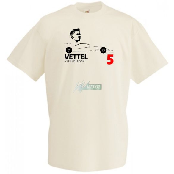 Autóverseny rajongó - Vettel gyerek rövid ujjú póló