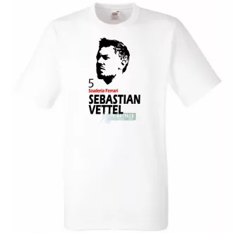 Autóverseny rajongó - Vettel gyerek rövid ujjú póló