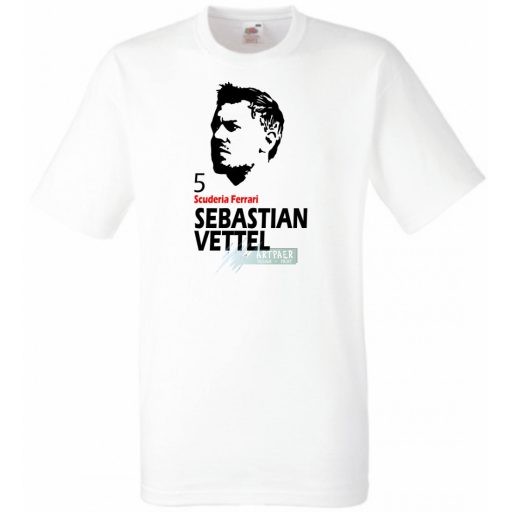 Autóverseny rajongó - Vettel gyerek rövid ujjú póló