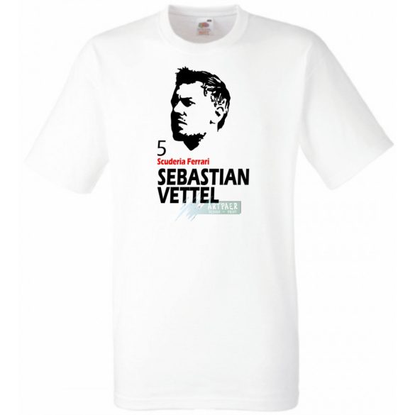 Autóverseny rajongó - Vettel gyerek rövid ujjú póló