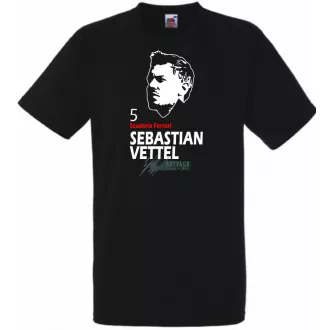 Autóverseny rajongó - Vettel gyerek rövid ujjú póló