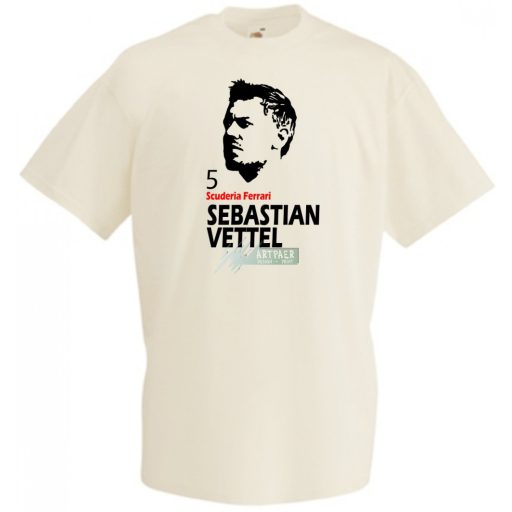 Autóverseny rajongó - Vettel gyerek rövid ujjú póló