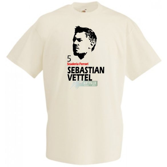 Autóverseny rajongó - Vettel gyerek rövid ujjú póló