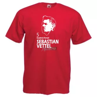 Autóverseny rajongó - Vettel gyerek rövid ujjú póló