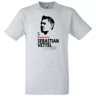 Autóverseny rajongó - Vettel gyerek rövid ujjú póló