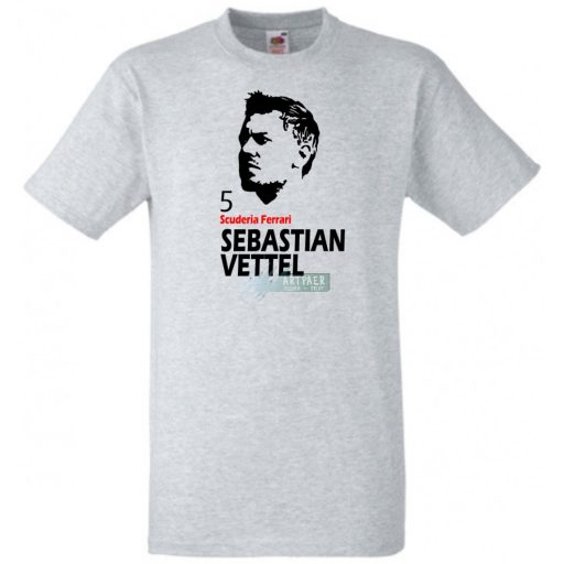 Autóverseny rajongó - Vettel gyerek rövid ujjú póló