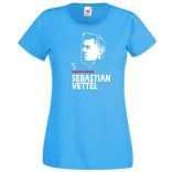 Autóverseny rajongó - Vettel női rövid ujjú póló