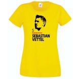 Autóverseny rajongó - Vettel női rövid ujjú póló