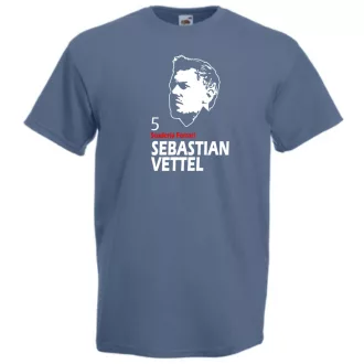 Autóverseny rajongó - Vettel férfi rövid ujjú póló