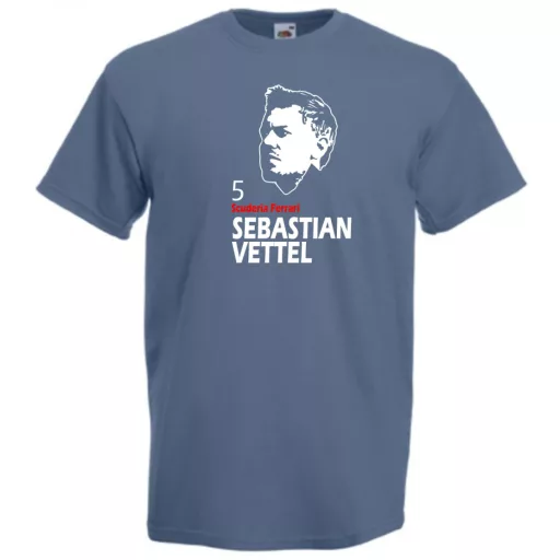 Autóverseny rajongó - Vettel férfi rövid ujjú póló