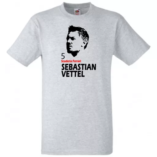 Autóverseny rajongó - Vettel férfi rövid ujjú póló