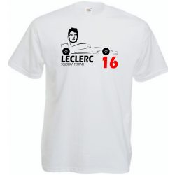 Autóverseny rajongó - Leclerc gyerek rövid ujjú póló