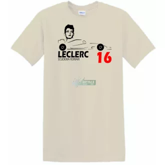 Autóverseny rajongó - Leclerc gyerek rövid ujjú póló