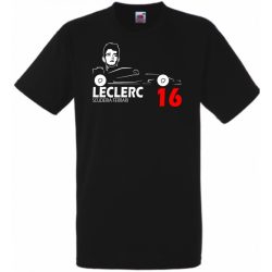 Autóverseny rajongó - Leclerc férfi rövid ujjú póló