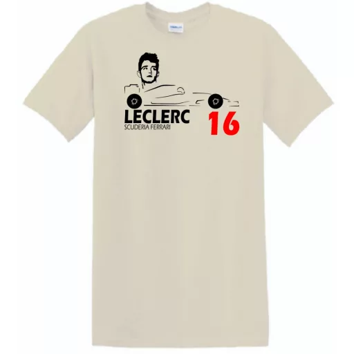 Autóverseny rajongó - Leclerc férfi rövid ujjú póló