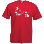 Autóverseny rajongó - Leclerc férfi rövid ujjú póló