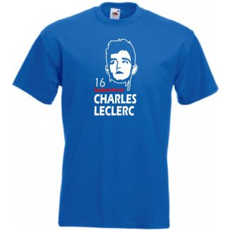 Autóverseny rajongó - Leclerc gyerek rövid ujjú póló