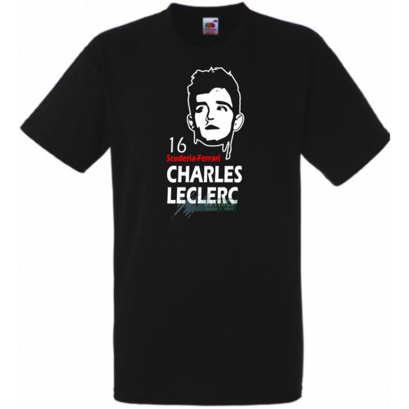 Autóverseny rajongó - Leclerc gyerek rövid ujjú póló