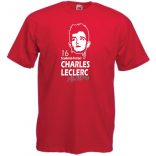 Autóverseny rajongó - Leclerc gyerek rövid ujjú póló