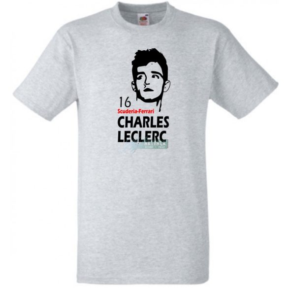 Autóverseny rajongó - Leclerc gyerek rövid ujjú póló